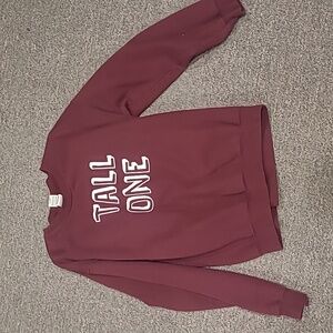 Tall one crew neck size medium
